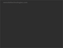 Tablet Screenshot of nemotektechnologies.com